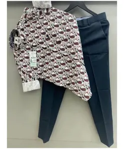 Printed Shirt And Trouser Pant (Combo)